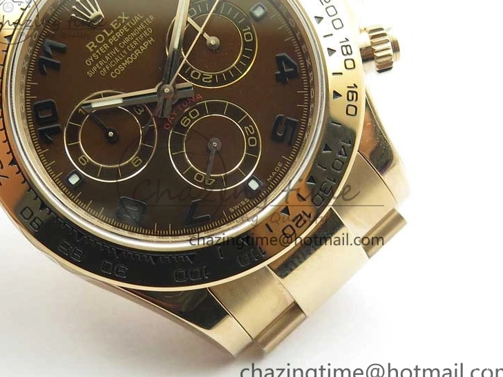 MiroTime 0421 Daytona 116508 RG Noob 1:1 Best Edition 904L SS Case and Bracelet RG Dial Numbers SA Comfortable 2704